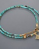 chokery Turkus vol. 48 i diamenty /choker/ naszyjnik - Szlachetna kolekcja 2
