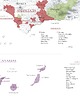 plakaty WINO Hiszpania regiony winiarskie plakat mapa 4