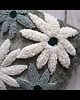poduszki plecione Poduszka kwiaty punch needle boho natural 2