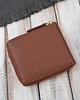 portfele damskie Portfel damski skórzany mały brązowy poziomy z ochroną RFID KV-04-BR 7