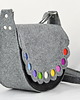 torby na ramię Kolorowa Listonoszka z filcu tęczowa 2