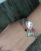 bransoletki wire wrapping Kruk - srebrna bransoletka 1