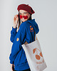 bluza z kapturem damska Bluza damska z kapturem Mon Cherie w paryskim stylu, Szafir 2