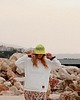 bluza z kapturem damska HOODIE Whitish 1