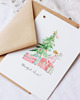 kartki świąteczne Zestaw delikatnych kartek świątecznych 4
