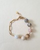 bransoletki z kamieni naturalnych Bransoletka FANABERIA kulki, kamień księżycowy, kamień rzeczny, labradoryt 4