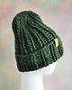 czapki damskie Wełniana czapka zimowa peruvian WOOLY zielona 2