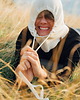 czapki damskie KAPIBARA - Kaptur / Balaklawa Kremowy  - 100% pluszowej wełny merino 1