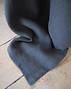 koce i narzuty Narzuta na kanapę  heavy linen CHARCOAL 4