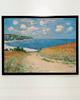 plakaty PLAKAT Monet, krajobraz morski, sztuka ścienna, klify Pourville 3