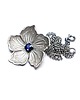 srebrne naszyjniki Flower /chabrowy/  naszyjnik 2