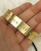 bransoletki wire wrapping Personalizowana w mosiądzu 2