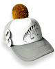 czapki dziecięce Szara czapka z daszkiem Pom Pom Cap T-rex 6