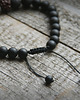 biżuteria męska NEW! męska bransoletka :: black coral & lava S/M 1