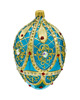 ozdoby choinkowe Bombka choinkowa: Ekskluzywne jajo Faberge: turkusowe 1