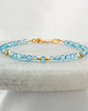 bransoletki z kamieni naturalnych Topaz niebieski Bransoletka 1