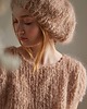 czapki damskie Mohair Beret - duży beret z miękkiego moheru 1