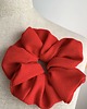 gumki do włosów Czerwona scrunchie Juicy Red - 12 cm 1