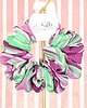gumki do włosów L średnia gumka do włosów jedwab naturalny scrunchie fioletowa zielona 1