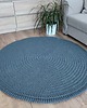 dywany Dywan okrągły ze sznurka bawełnianego szydełkowy 120cm 2