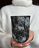 kubki Duży Kubek Ceramiczny 500ml Czarny Marmur 1