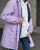 kurtki damskie Kurtka ocieplana/ płaszcz typu parka liliowa 6