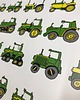 obrazy i plakaty do pokoju dziecięcego John Deere Traktory z Kombajnami! 2x50x70cm :) 5