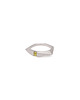 pierścionki srebrne Pierścionek Geommetry GEMstone/ satin silver ring 4