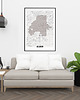 plakaty Atlanta mapa plakat  50x70 cm / A3 / A4 2