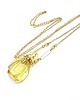 wisiory Sekretnik /quartz lemon/ naszyjnik 6