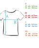 t-shirt damskie Fioletowy melanż Oversize 2