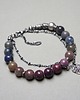 bransoletki z kamieni naturalnych SAPPHIRE AND RUBY MIX vol. 3  - bransoletka 2