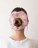 gumki do włosów Scrunchie pink pastel 1