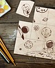 puzzle dla dzieci Drewniane układanki dla dzieci z grawerem KOSMOS 3