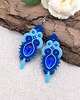 kolczyki soutache Amaya kolczyki sutasz niebieskie wiosenne lekkie 2
