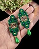 kolczyki soutache Anabelle Green kolczyki sutasz 1