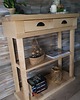 komody Konsola drewniana z litego jesionu w stylu vintage, farmhouse 5