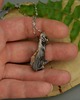 naszyjniki - inne Naszyjnik Talizman róża chalcedonowa 1 wire wrapping chalcedon 6
