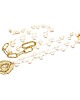 korale Sautoir /white pearls/  naszyjnik 2