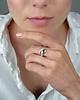 Pierścionki srebrne Srebrny pierścień z surowym diopsydem 2