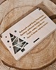 kartki scrapbooking Pudełko świąteczne Koperta drewniana na pieniądze Kartka grawerowana 4