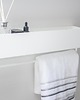 regały i półki Półka łazienkowa metalowa loftowa biała 60 cm 5
