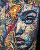 spódnice midi Spódnica midi Mudra L/40 w kolorowy wzór pop art z twarzą Auri Lili 1