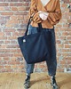 torby na ramię Lazy bag Bukka czarna nubuk wodoodporna 4