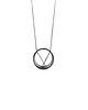 wisiory MINIMAL necklace / black silver 2
