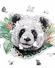 puzzle dla dzieci PUZZLE DREWNIANE DUŻA PANDA 140 elementów L 4
