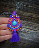 komplet biżuterii Etniczny wisiorek soutache 3