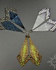 Biżuteria ślubna Meringo, białofioletowe "indiańskie" kolczyki, beading 4