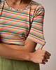 t-shirt damskie Koszulka prążkowana, 70'S VIBES 4