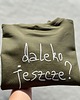bluzy dla chłopców Bluza dziecięca DALEKO JESZCZE? - zielona 1